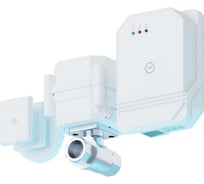 Умная система защиты от протечек воды SBER Wi-Fi 3/4 дюйма: блок управления, 2 привода, 2 проводных и 1 беспроводной датчик O2U202W1R