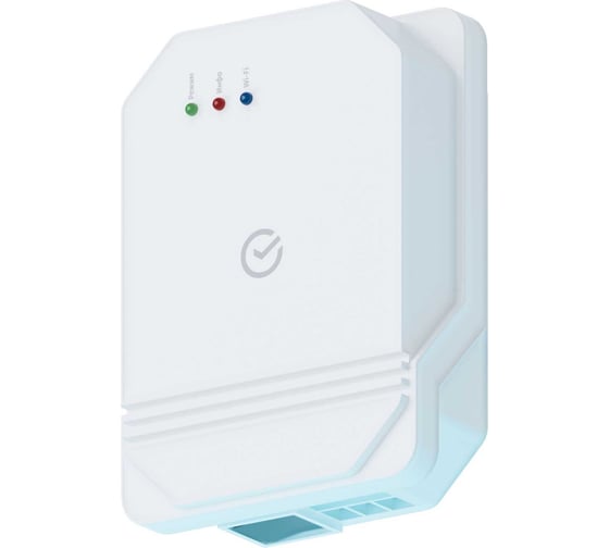 Умная система защиты от протечек воды SBER Wi-Fi 3/4 дюйма: блок управления, 2 привода, 2 проводных и 1 беспроводной датчик O2U202W1R