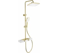 Душевая система с термостатом Wonzon & Woghand Брашированное золото WW-B3552-BG
