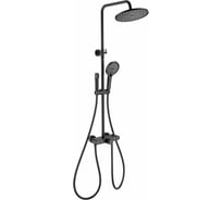 Душевая система с термостатом Wonzon & Woghand Черный матовый WW-B4113-MB