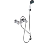 Смеситель для ванны с душем СоюзКран круглый излив 35см, керамические кран-буксы 1/2, хром, цинк SK08-S241 567-130