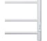 Полотенцесушитель электрический Primoclima Vita E White 80х50 8П Vita E White 80*50 3_3_2 3
