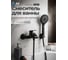 Смеситель для ванны AV Engineering D35, серия WIN (black) AVWIN3-BL165-130 2