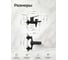 Смеситель для ванны AV Engineering D35, серия WIN (black) AVWIN3-BL165-130 6