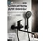 Смеситель для ванны AV Engineering (Lt) D35, серия WIN (black) AVWIN7-BL165-122 ЦЗ-0105152634 2