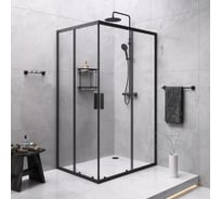 Комплект AM.PM Gem S ограждение 120х90, прямоугольный, черный WK93ES