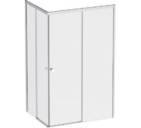 Душевое ограждение AM.PM X-joy прямоугольное, раздвижные двери 120x90 хром матовый, стекло прозрачное W94G-403-120290-MT1K