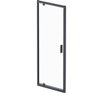 Дверь душевая распашная AM.PM Gem 80x195, черный, стекло прозрачное W90G-80-1P-BT