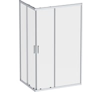 Душевое ограждение AM.PM Gem прямоугольное, раздвижные двери, 120x90, хром матовый, стекло прозрачное W90G-403-120290-MT