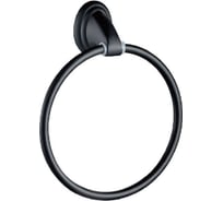 Держатель для полотенца Rainsberg кольцо, черный RG1006H