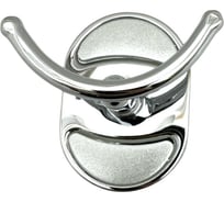 Крючок для ванной комнаты Rainsberg хром, двойной, металл RG1101-2