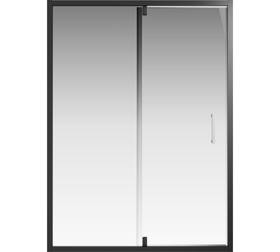 Распашная дверь Creto Astra 1400 мм, прозрачная, черный профиль 121-WTW-140-C-B-6 260067