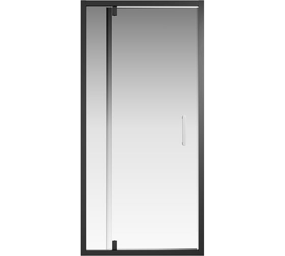 Распашная дверь Creto Astra 900 мм, прозрачная, черный профиль 121-WTW-900-C-B-6 260064