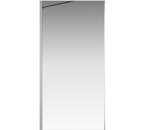 Боковое стекло Creto Tenta 1000 мм, прозрачное, EASY CLEAN, профиль хром 123-SP-100-C-CH-8 260088