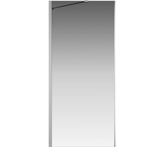 Боковое стекло Creto Tenta 900 мм, прозрачное, EASY CLEAN, профиль хром 123-SP-900-C-CH-8 260087