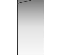 Боковое стекло Creto Tenta 1000 мм, прозрачное, EASY CLEAN, черный профиль, 123-SP-100-C-B-8 260096