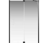 Распашная дверь Creto Tenta 1400 мм, прозрачная, EASY CLEAN, черный профиль 123-WTW-140-C-B-8 260092