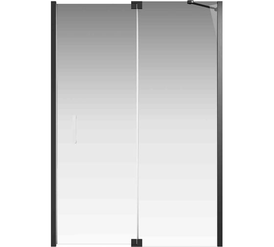 Распашная дверь Creto Tenta 1400 мм, прозрачная, EASY CLEAN, черный профиль 123-WTW-140-C-B-8 260092 1