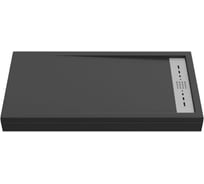 Литьевой поддон Creto Scala Stella черный, 1000x700 3-0049