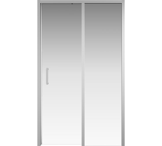 Раздвижная дверь Creto Nota 1200 мм, прозрачная, EASY CLEAN, профиль хром 122-WTW-120-C-CH-6 260071