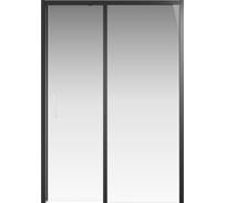 Раздвижная дверь Creto Nota 1400 мм, прозрачная, EASY CLEAN, черный профиль 122-WTW-140-C-B-6 260077