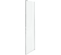 Боковое стекло Creto Nota 800 мм, прозрачное, EASY CLEAN, черный профиль, 122-SP-800-C-B-6 260079