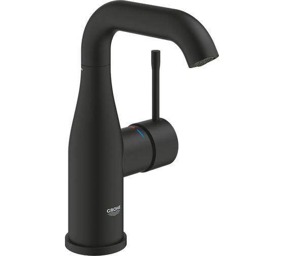 Смеситель для раковины Grohe Essence без донного клапана, M-size, фантомный черный 24176KF1
