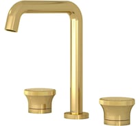 Смеситель для раковины TESKA Norma Shine на 3 отверстия, золото E2507