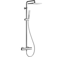 Душевая стойка с термостатом TESKA Devon квадратный душ, хром DK2102C