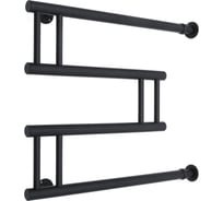 Водяной полотенцесушитель ARIANO Милан 50х60, черный матовый 20000888-5