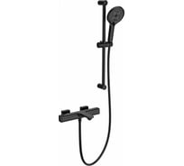 Смеситель для ванны с душем и термостатом Wonzon & Woghand Черный матовый WW-C2011-A-MB