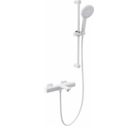 Смеситель для ванны с душем и термостатом Wonzon & Woghand Белый матовый WW-C2011-A-MW