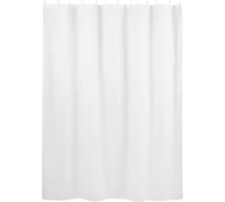 Занавеска для ванной Рыжий кот SC-PE-28, полиэстер, 180x180 см, белая 108874