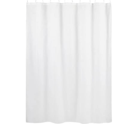 Занавеска для ванной Рыжий кот SC-PE-28, полиэстер, 180x180 см, белая 108874