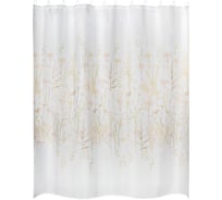 Занавеска для ванной Рыжий кот Укропы бежевые SC-PE-58 109005