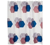 Занавеска для ванной Рыжий кот Угольники SC-PE-52 108998