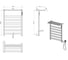 Полотенцесушитель электрический Wonzon & Woghand, черный матовый WW-A1026-MB 2