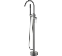 Смеситель для ванны напольный AQUATEK AQ1345BGM ЕВРОПА, шлиф. черный хром 00000139710