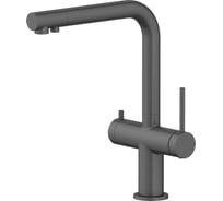 Смеситель для кухни с подключением к фильтру питьевой воды AQUATEK AQ1385BGM ЕВРОПА, шлиф. черный хром 00000139708