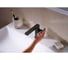 Смеситель для раковины Hansgrohe Tecturis E 110 Fine CoolStart EcoSmart+, однорычажный, со сливным гарнитуром Push-Open, матовый черный 73020670 3