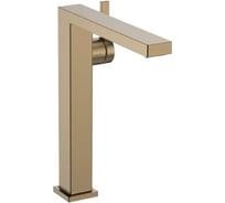 Смеситель для раковины Hansgrohe Tecturis E 240 Fine, однорычажный, CoolStart, с клапаном push-open, шлифованная бронза 73070140