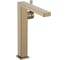 Смеситель для раковины Hansgrohe Tecturis E 240 Fine, однорычажный, CoolStart, с клапаном push-open, шлифованная бронза 73070140 1