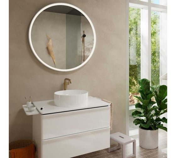 Смеситель для раковины Hansgrohe Tecturis S 240 Fine CoolStart EcoSmart+, однорычажный, со сливным гарнитуром Push-Open, шлифованная бронза 73370140