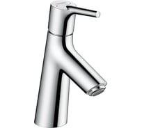 Смеситель для раковины Hansgrohe Talis S 80, однорычажный, со сливным клапаном Push-Open, хром 72011000