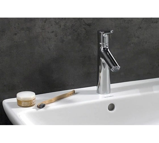 Смеситель для раковины Hansgrohe Talis S 80, однорычажный, со сливным клапаном Push-Open, хром 72011000