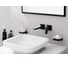 Смеситель для раковины Hansgrohe Logis Fine однорычажный, скрытый настенный монтаж, с изливом 20.5 см, матовый черный 71256670 3