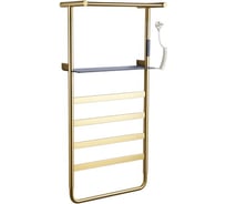 Электрический полотенцесушитель Wonzon & Woghand брашированное золото WW-A208-BG