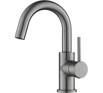 Смеситель для раковины Aquatek AQ1307BGM ЕВРОПА, без донного клапана, шлиф. черный хром 00000139699