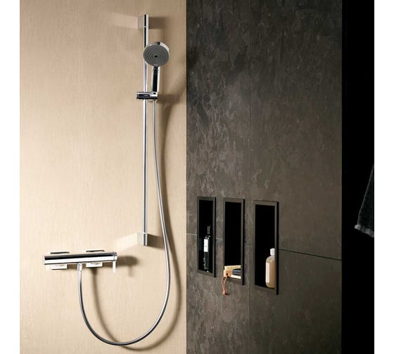 Однорычажный смеситель для душа Hansgrohe Tecturis E наружного монтажа, хром 73620000
