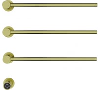 Встраиваемый электрический полотенцесушитель Wonzon & Woghand брашированное золото WW-AL313-BG